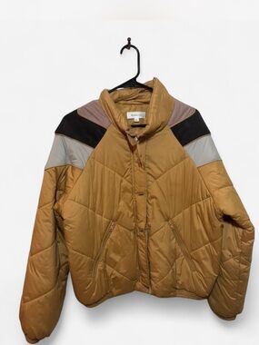 Wishlist 70s  Colorblock Puffer Jacket